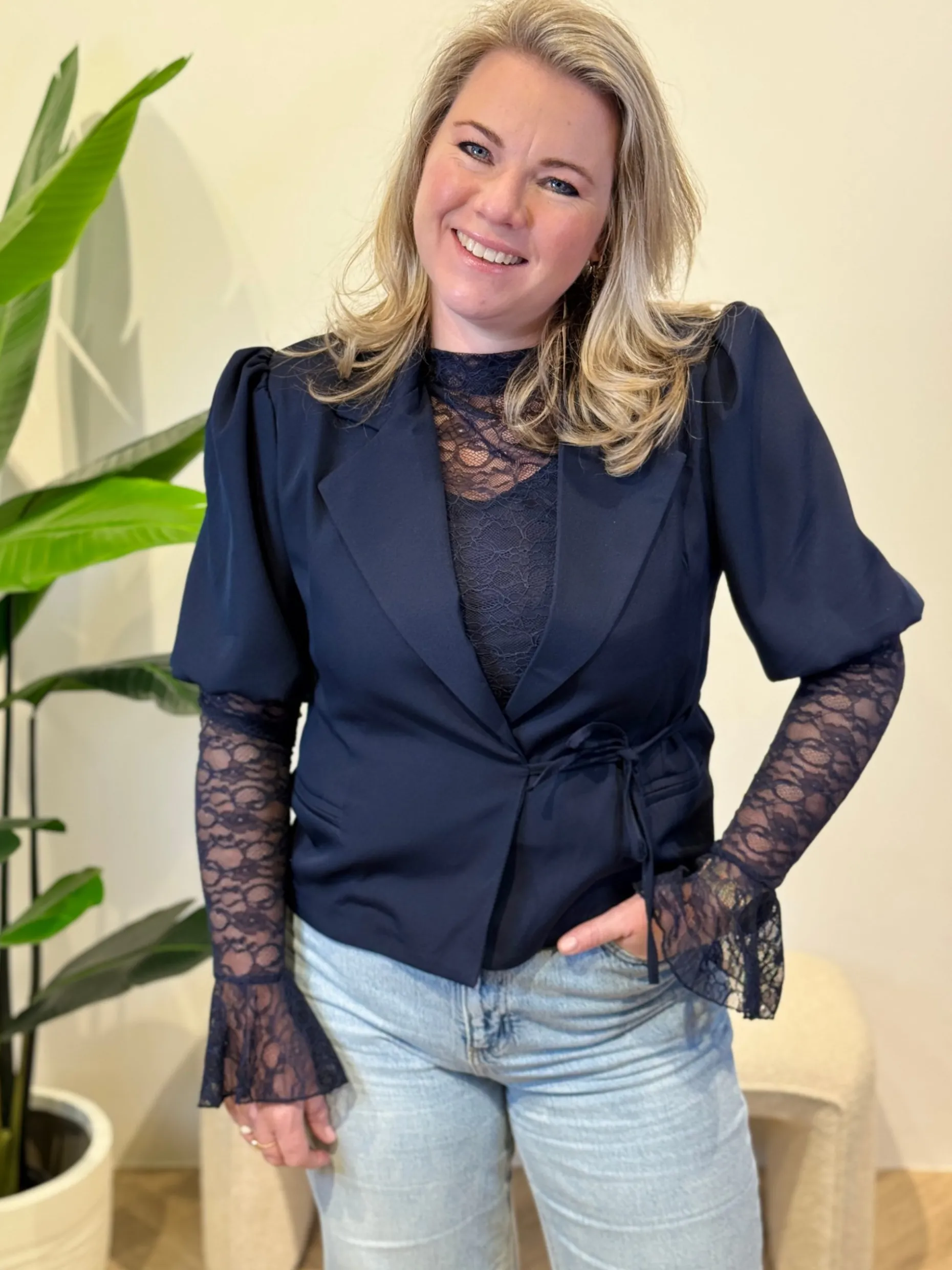 Blazer Lize donkerblauw