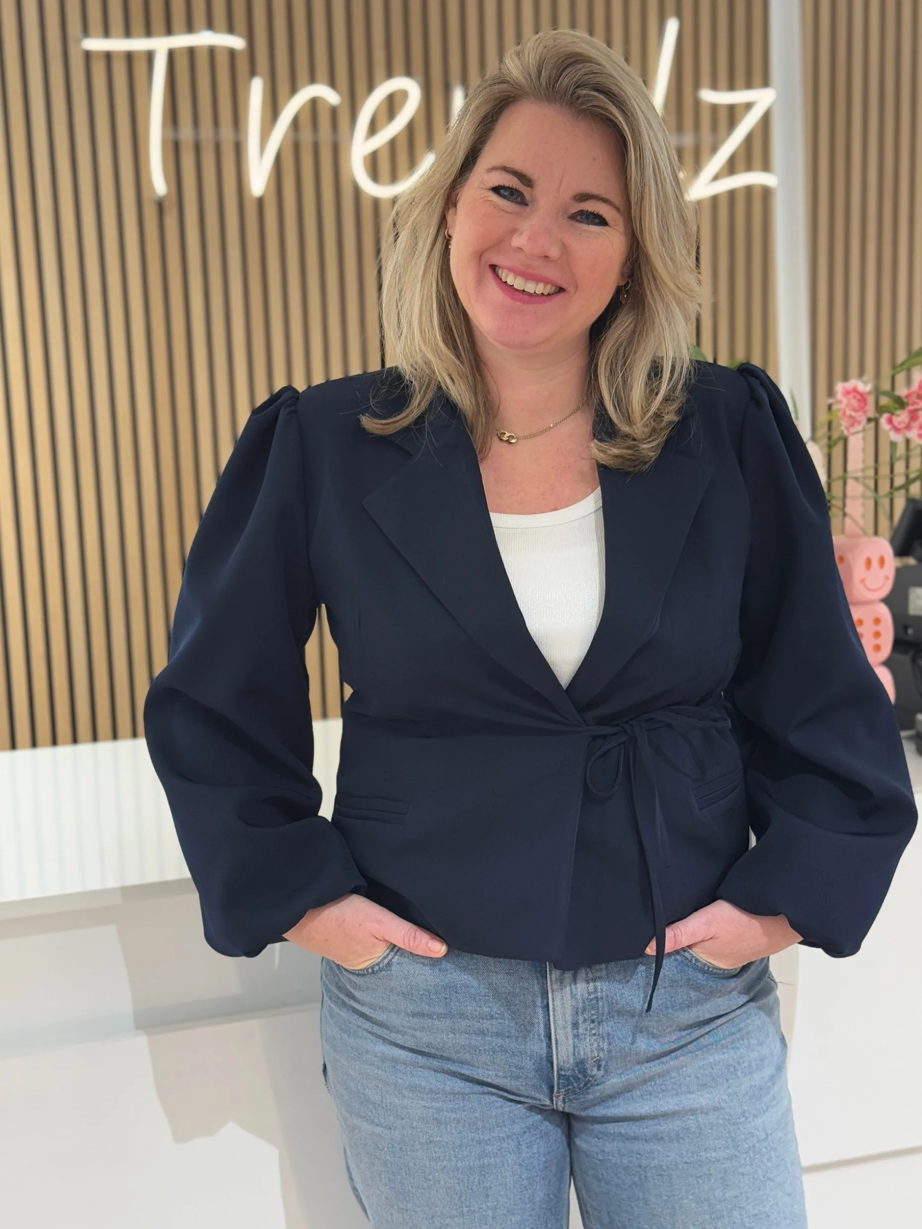 Blazer Megan donkerblauw