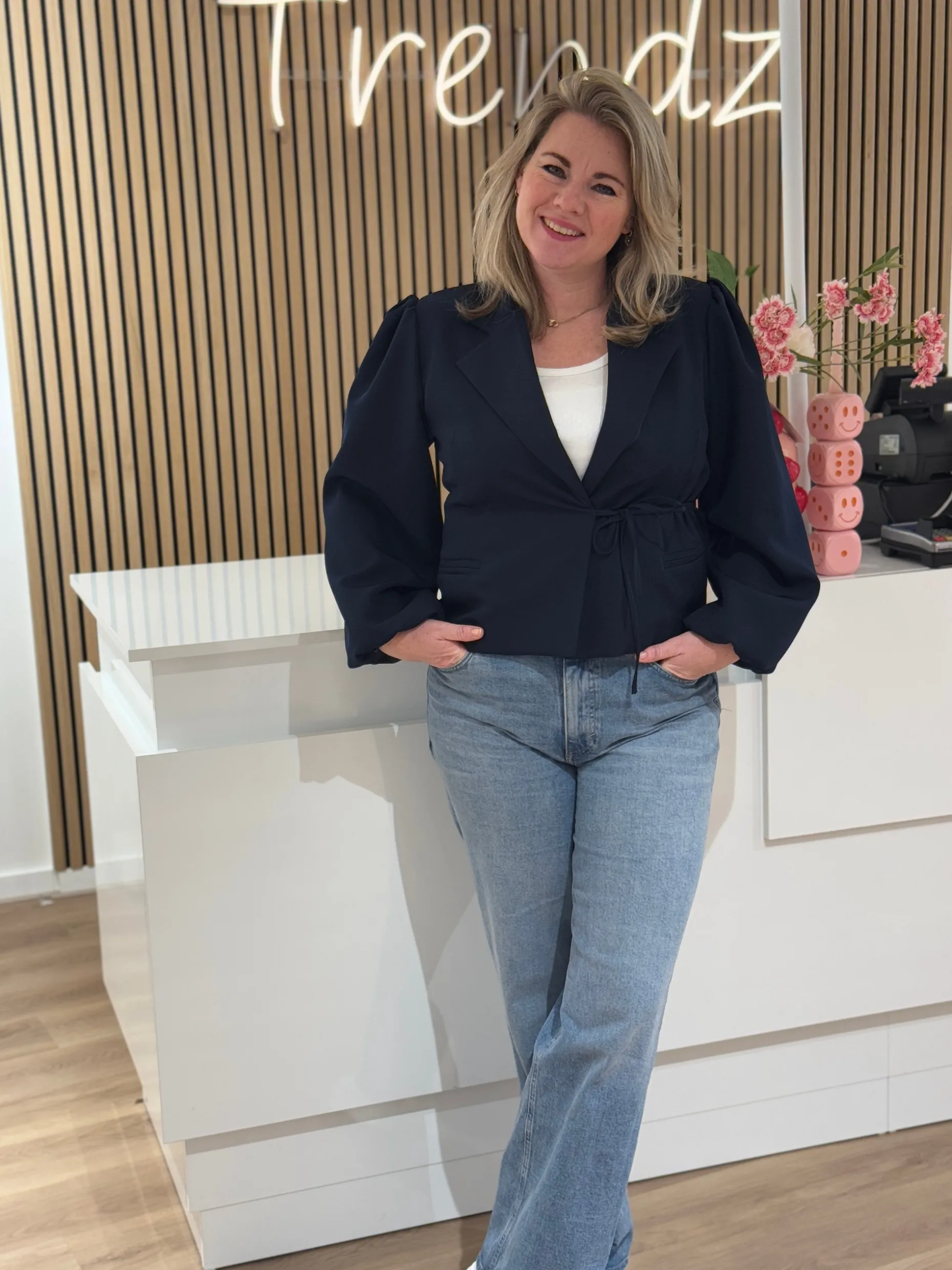 Blazer Megan donkerblauw