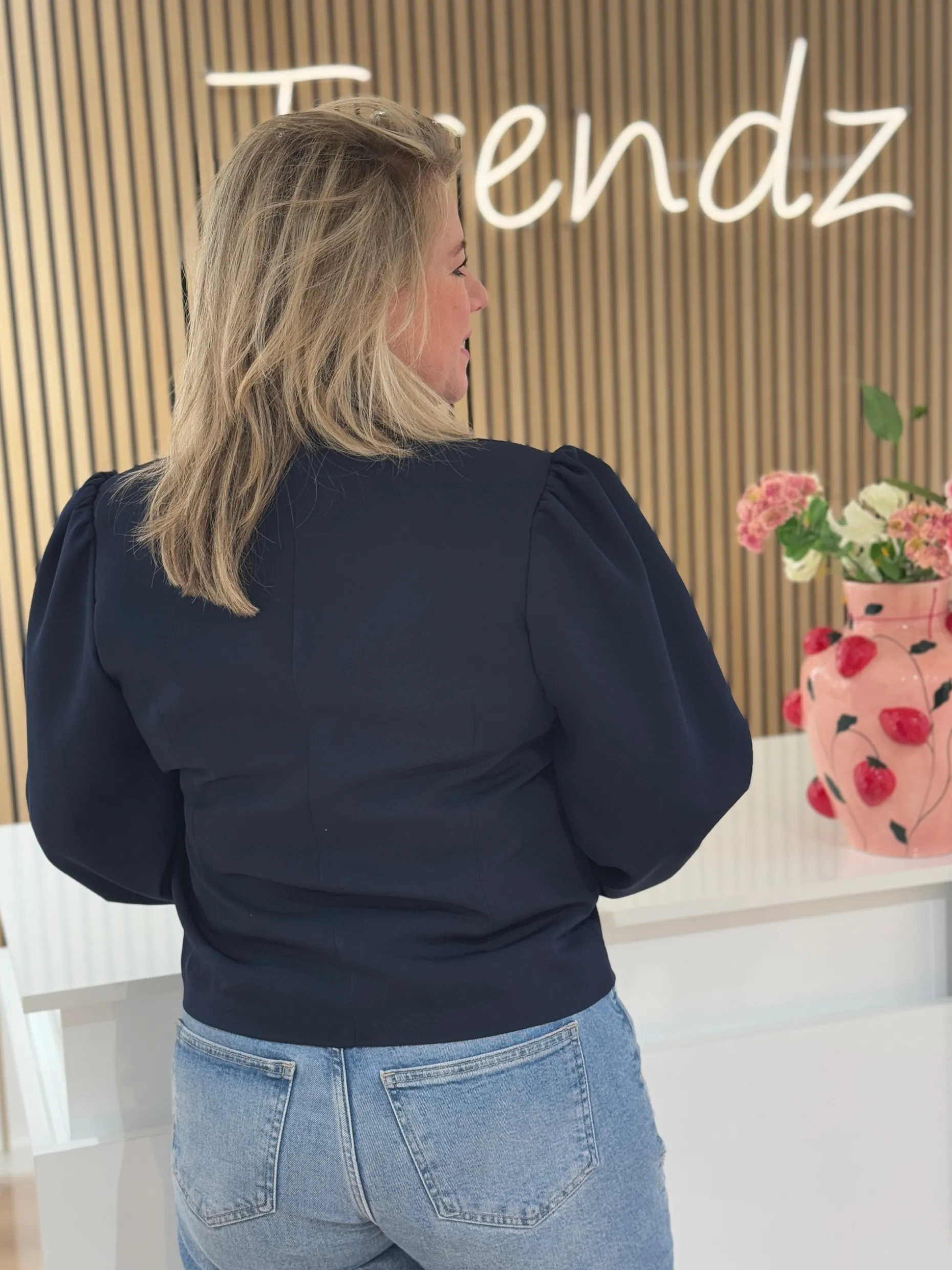 Blazer Megan donkerblauw