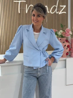 Blazer Megan lichtblauw