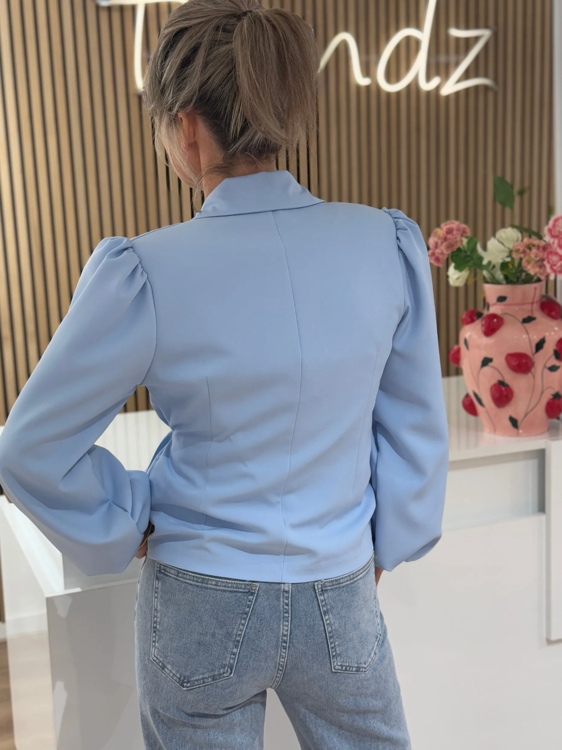 Blazer Megan lichtblauw