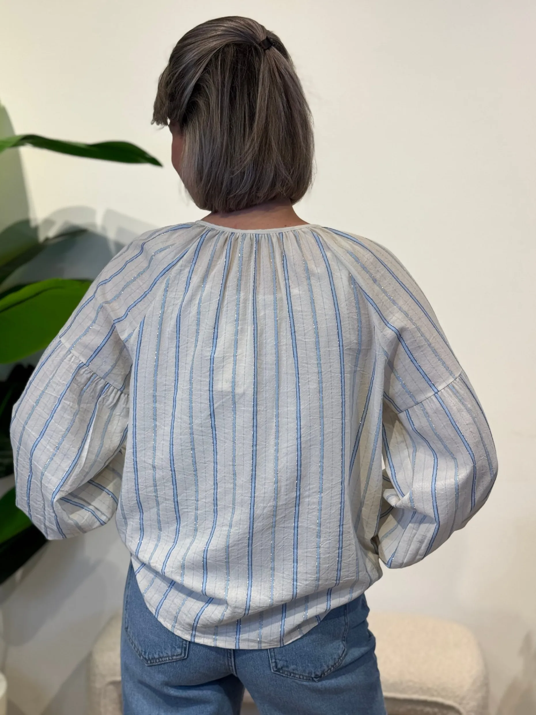 Blouse Gemmie blauw