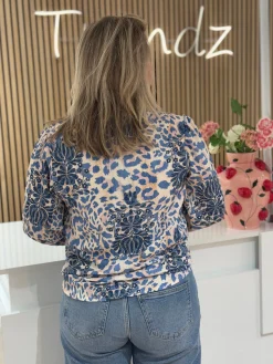 Blouse Maxime blauw