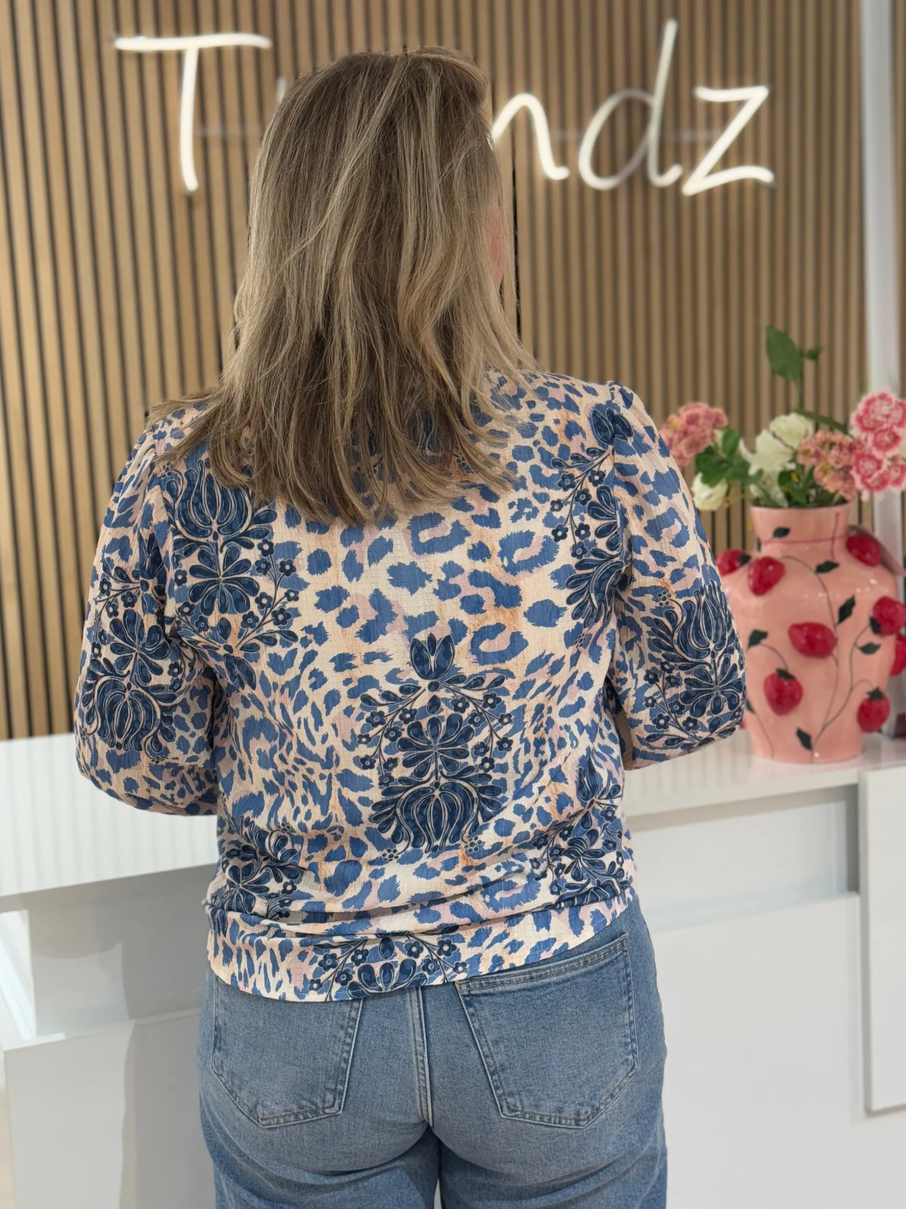 Blouse Maxime blauw