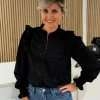 Blouse Nikkie zwart