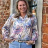 Blouse Quinty blauw