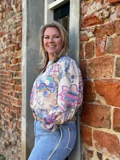 Blouse Quinty blauw