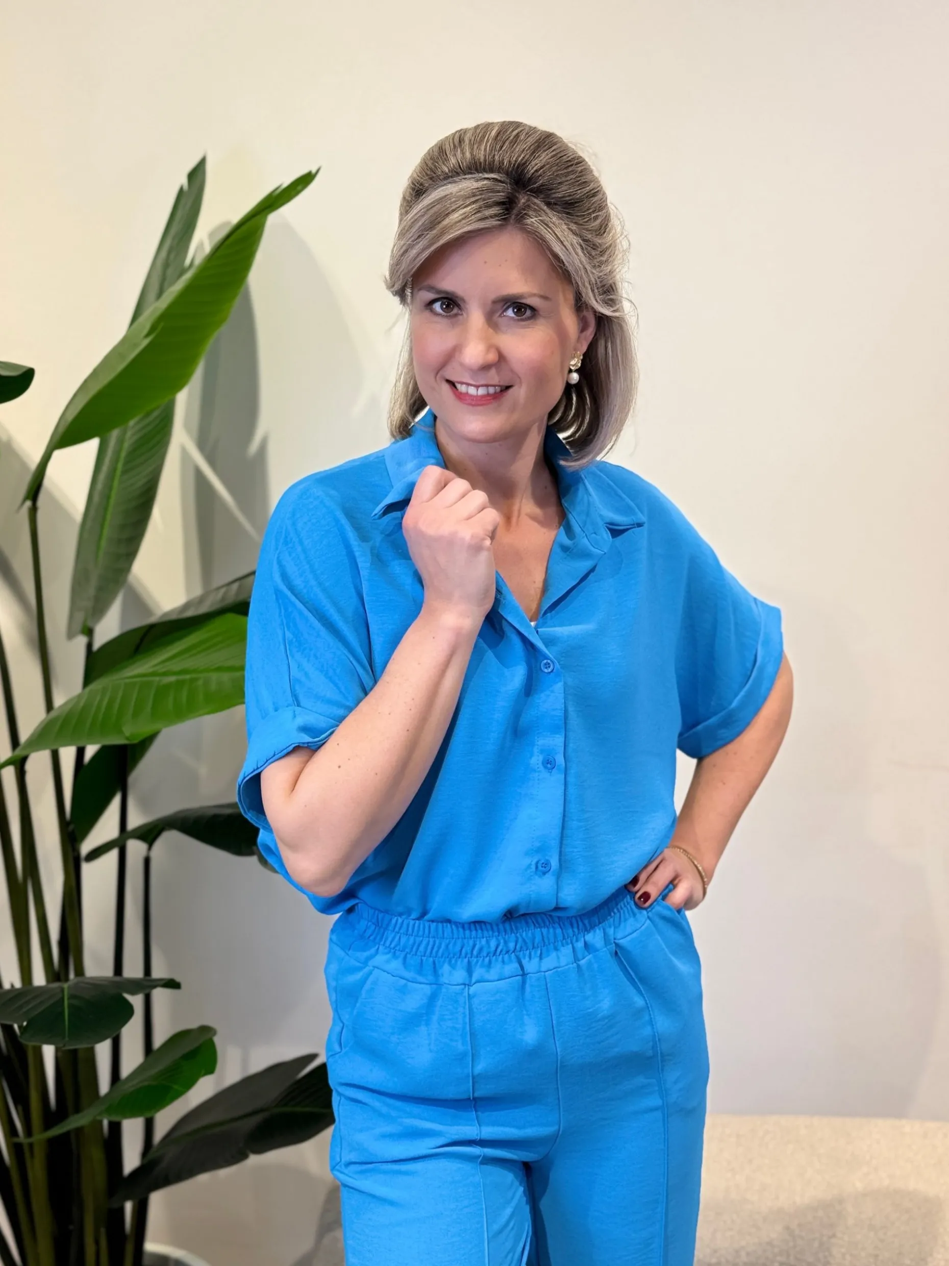 Blouse Tara blauw