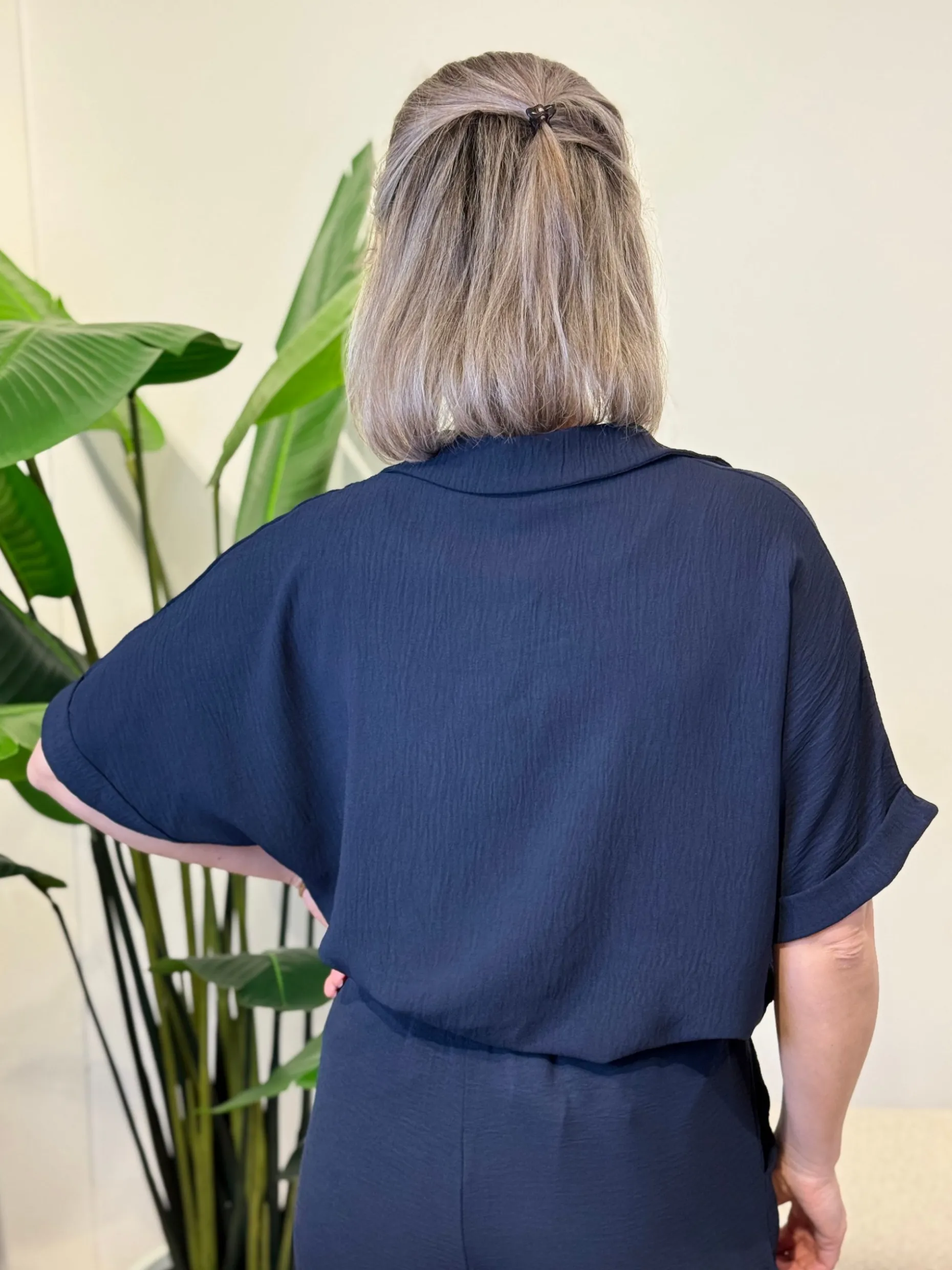Blouse Tara donkerblauw