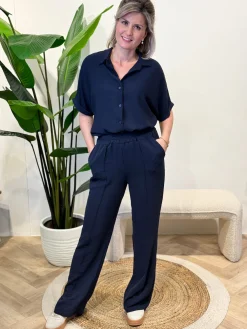 Blouse Tara donkerblauw