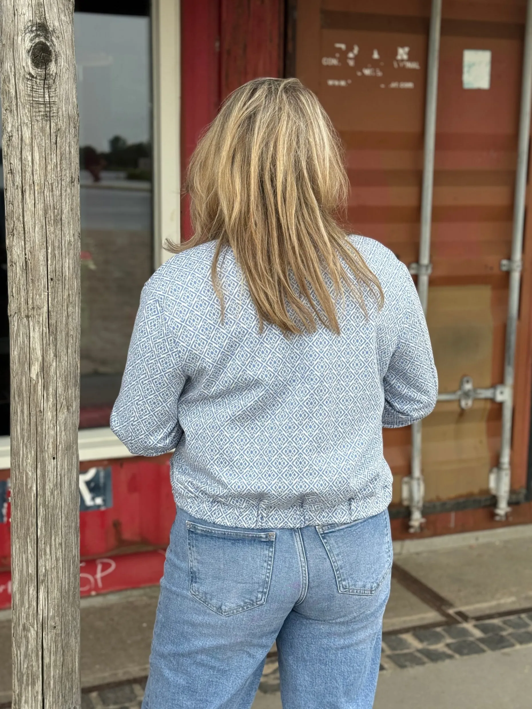 Bomber Eef blauw