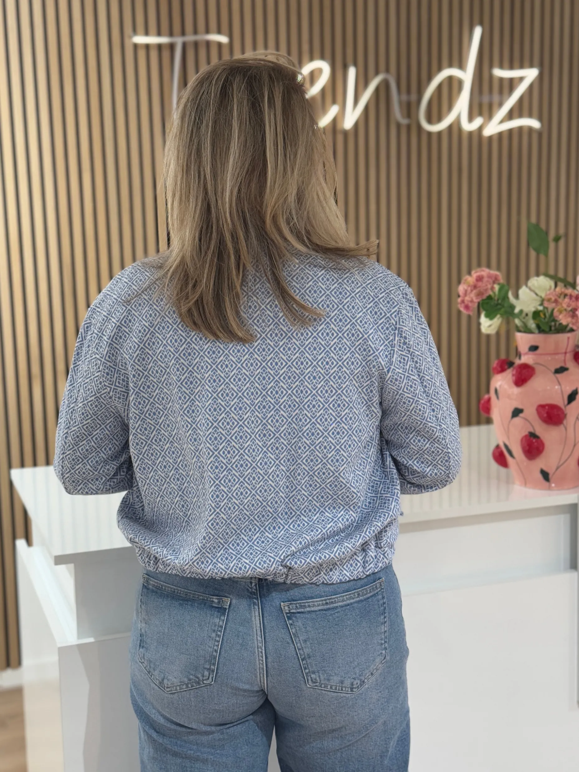 Bomber Eef blauw