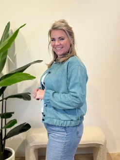 Bomberjasje Kate zeegroen