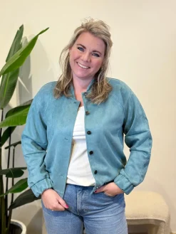 Bomberjasje Kate zeegroen