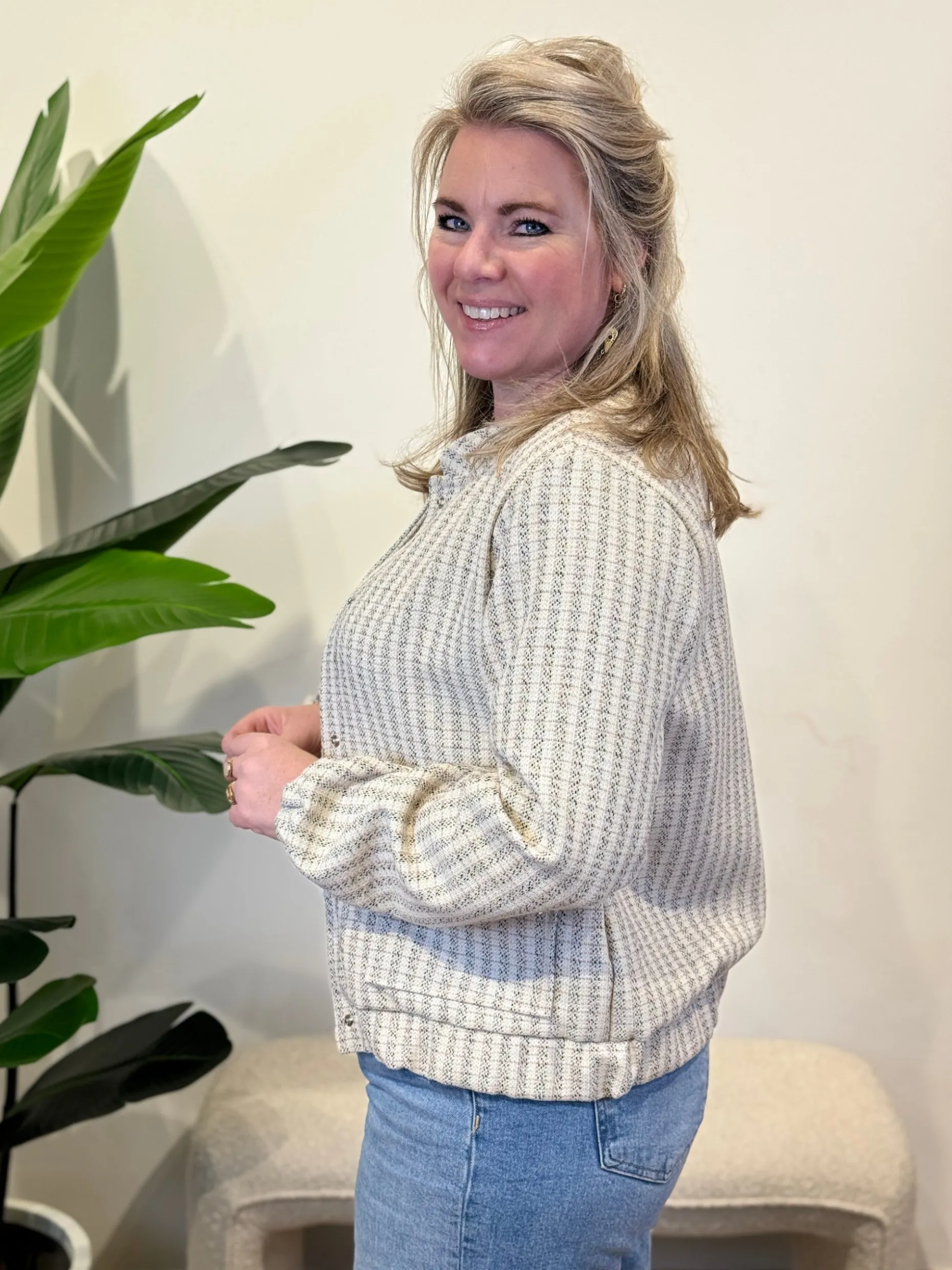 Bomberjasje Ruth beige
