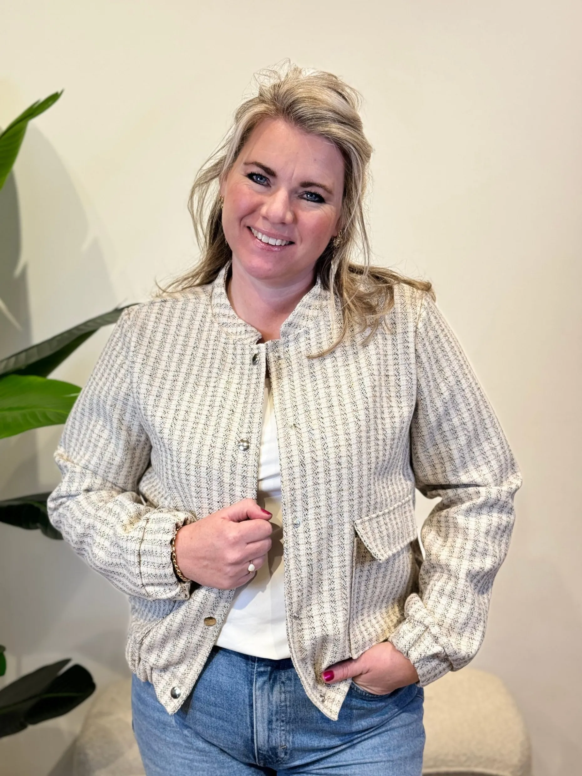 Bomberjasje Ruth beige