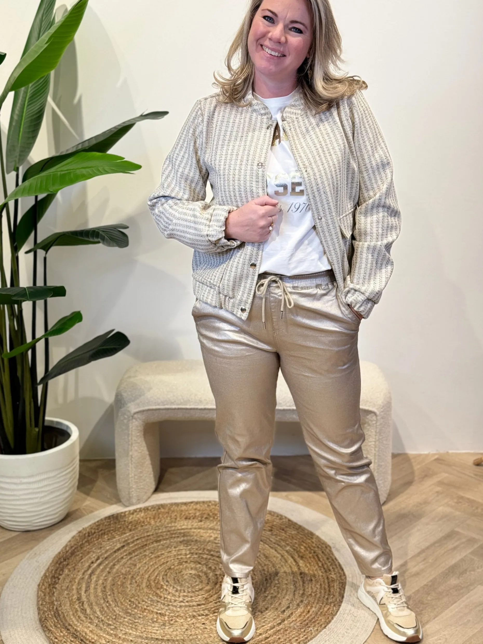 Bomberjasje Ruth beige