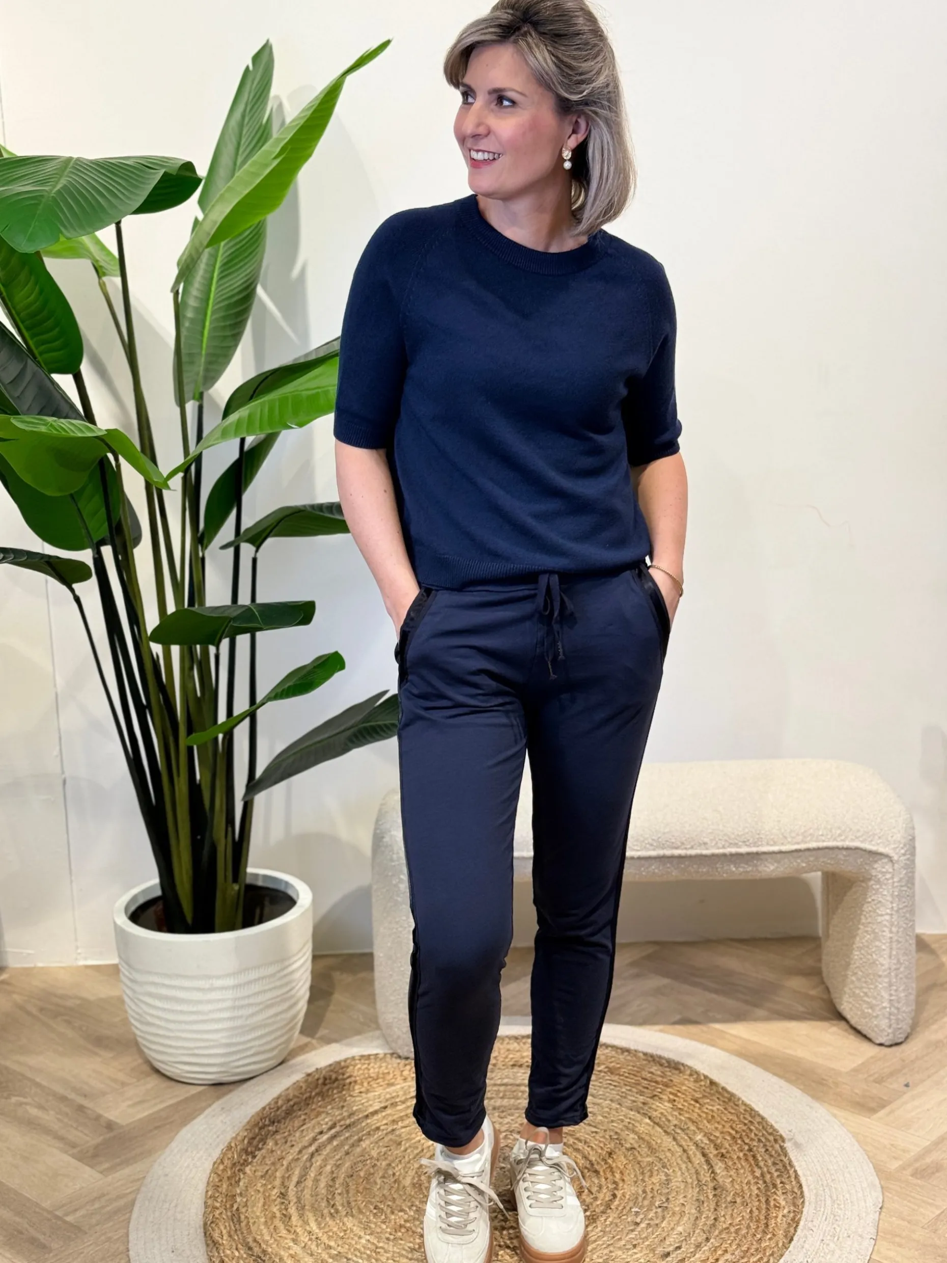 Broek Emma donkerblauw