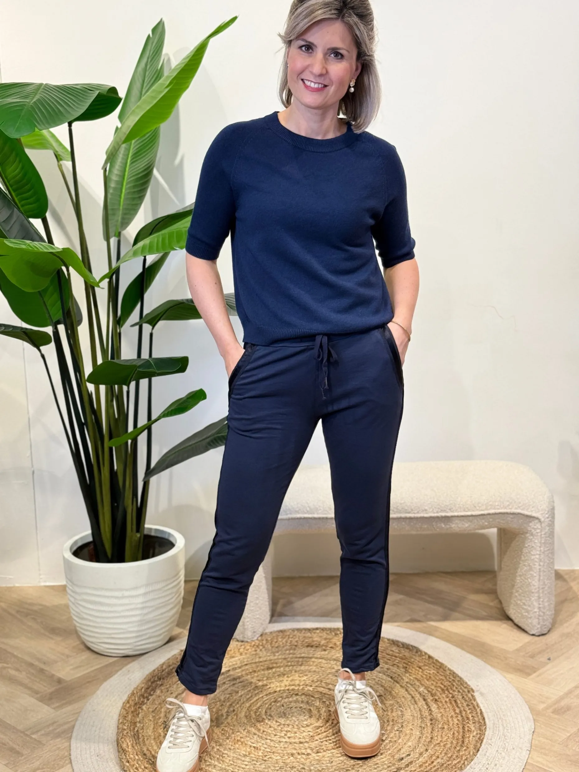Broek Emma donkerblauw