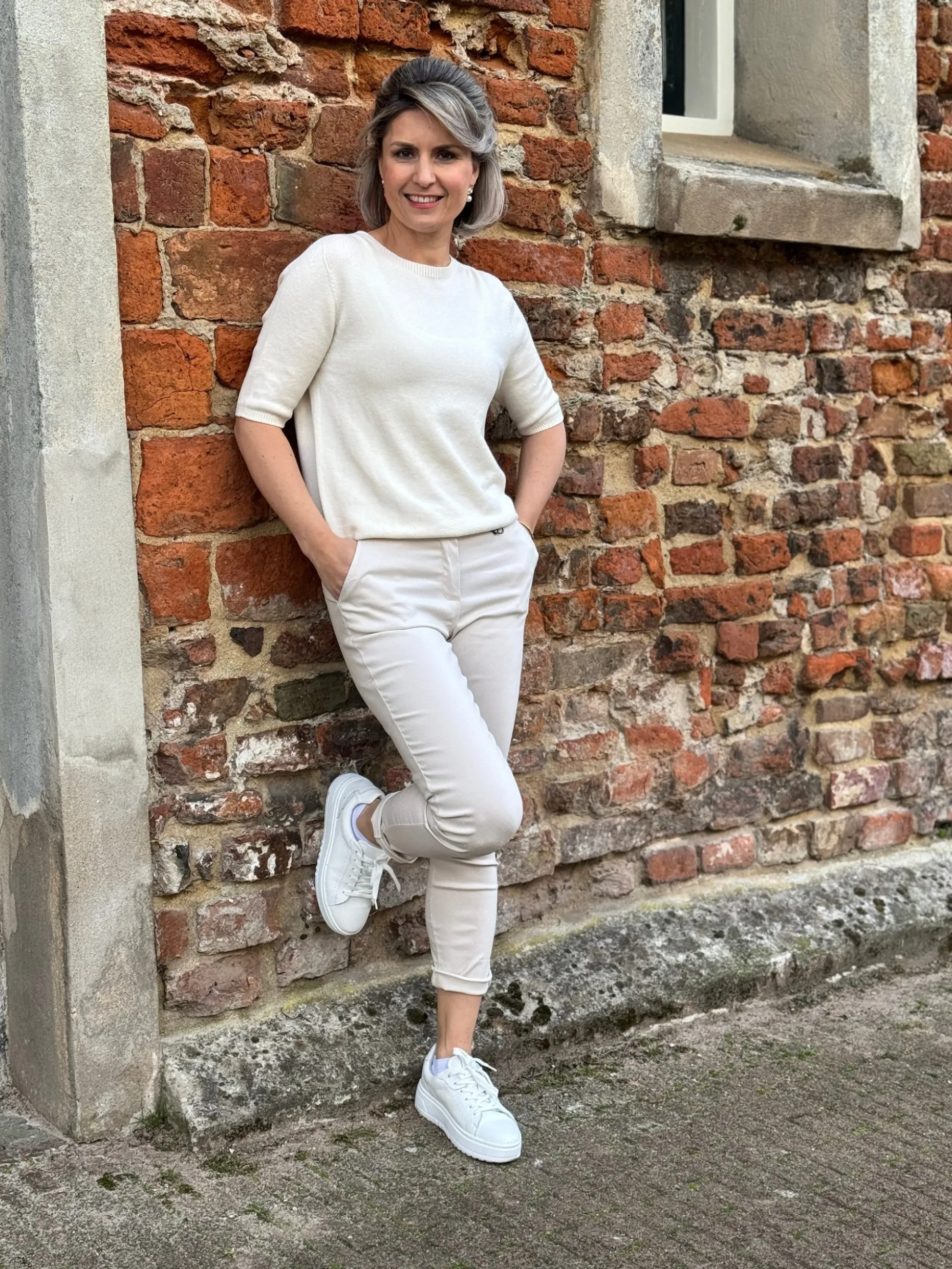 Broek Liva beige