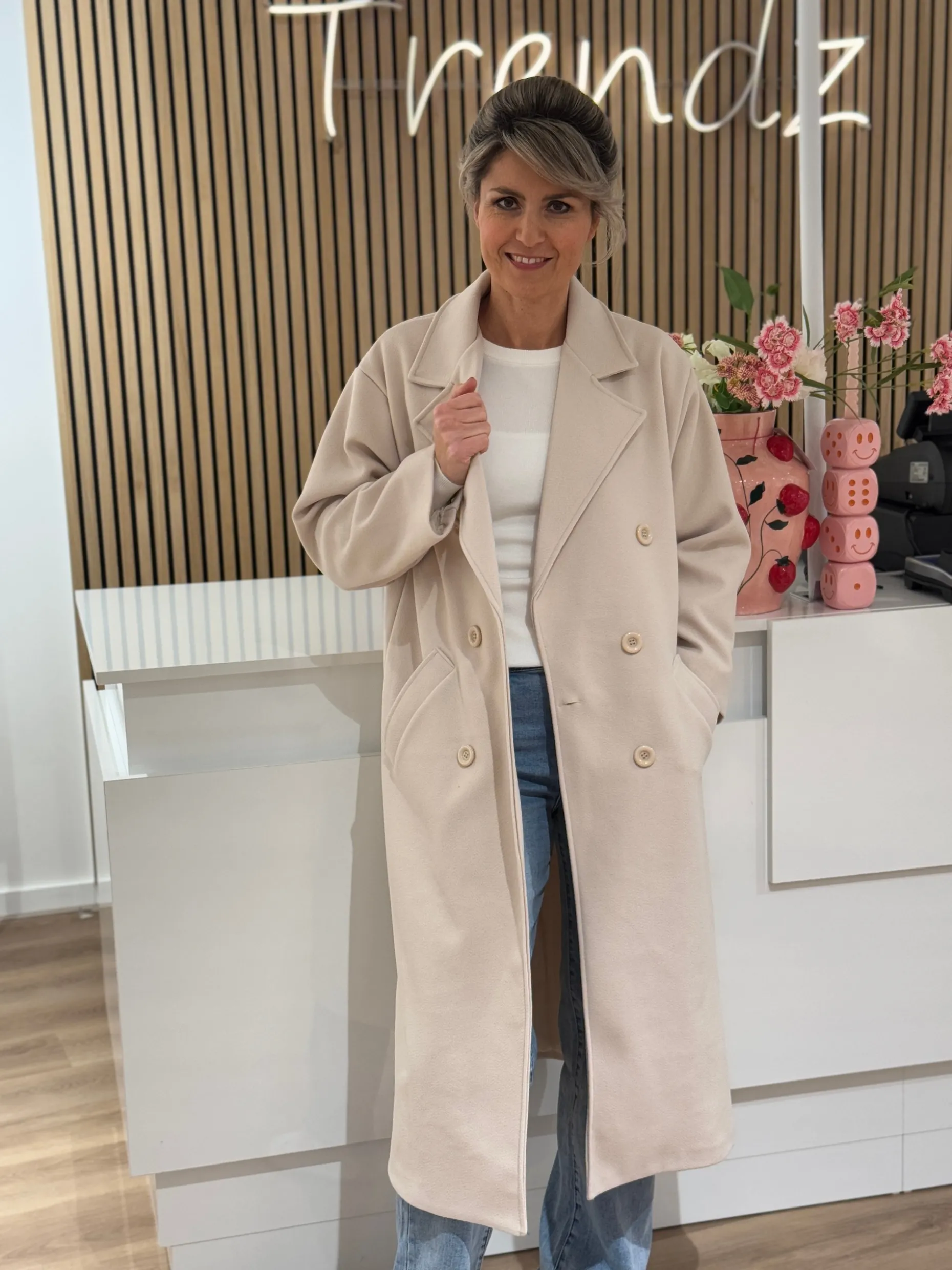 Coat Hanne beige