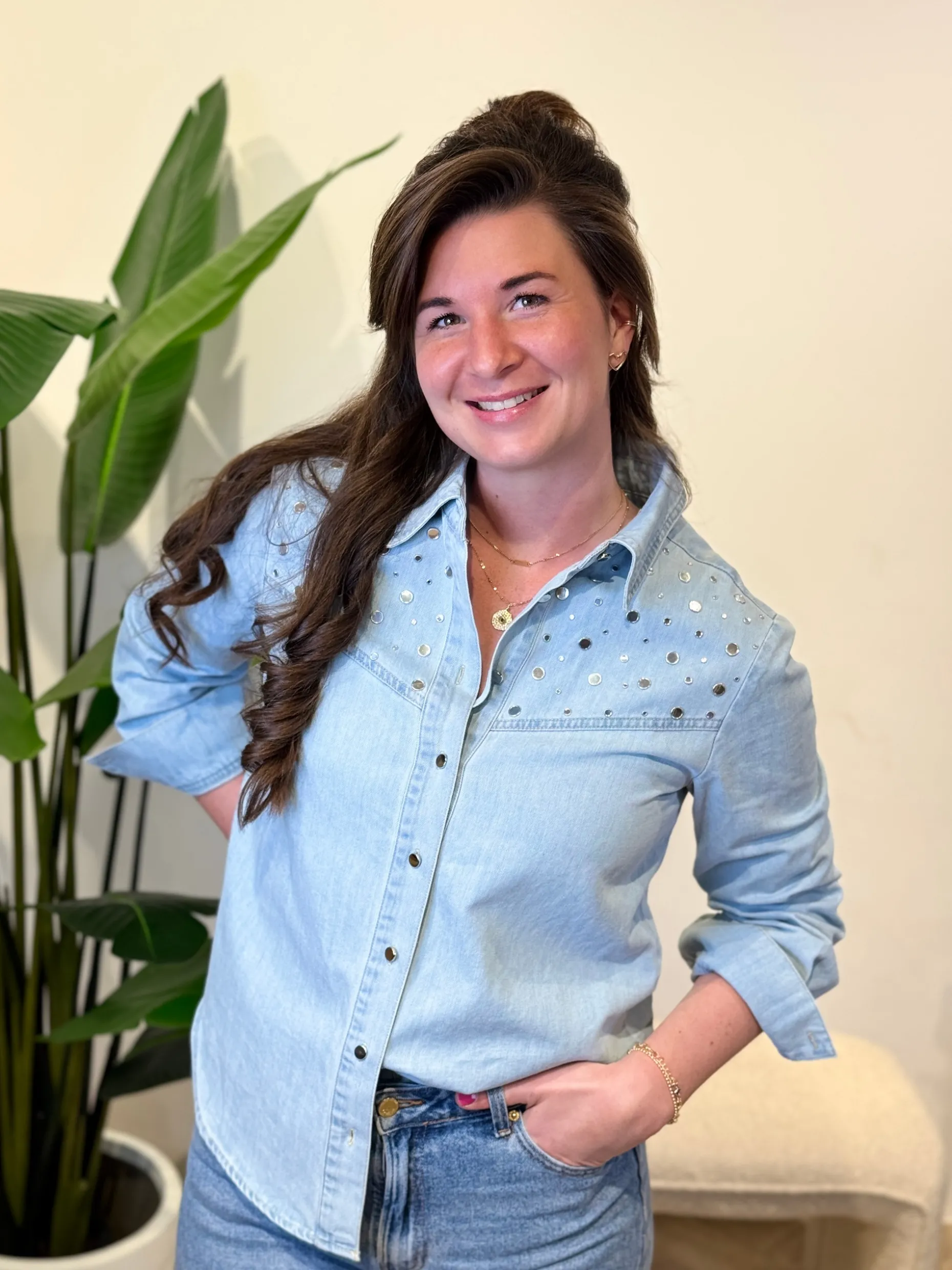 Denim blouse Rinske