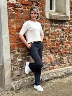 Flared broek Lois zwart