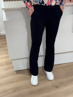 Flared pantalon Bente navy