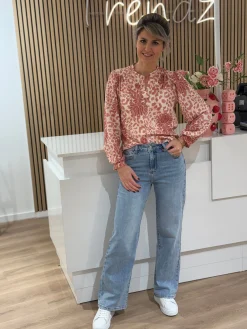 Jeans Karlijn blue wide leg