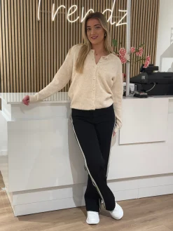 Jeans Maud zwart wide leg