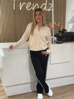 Jeans Maud zwart wide leg