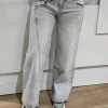 Jeans Verena grey wide leg