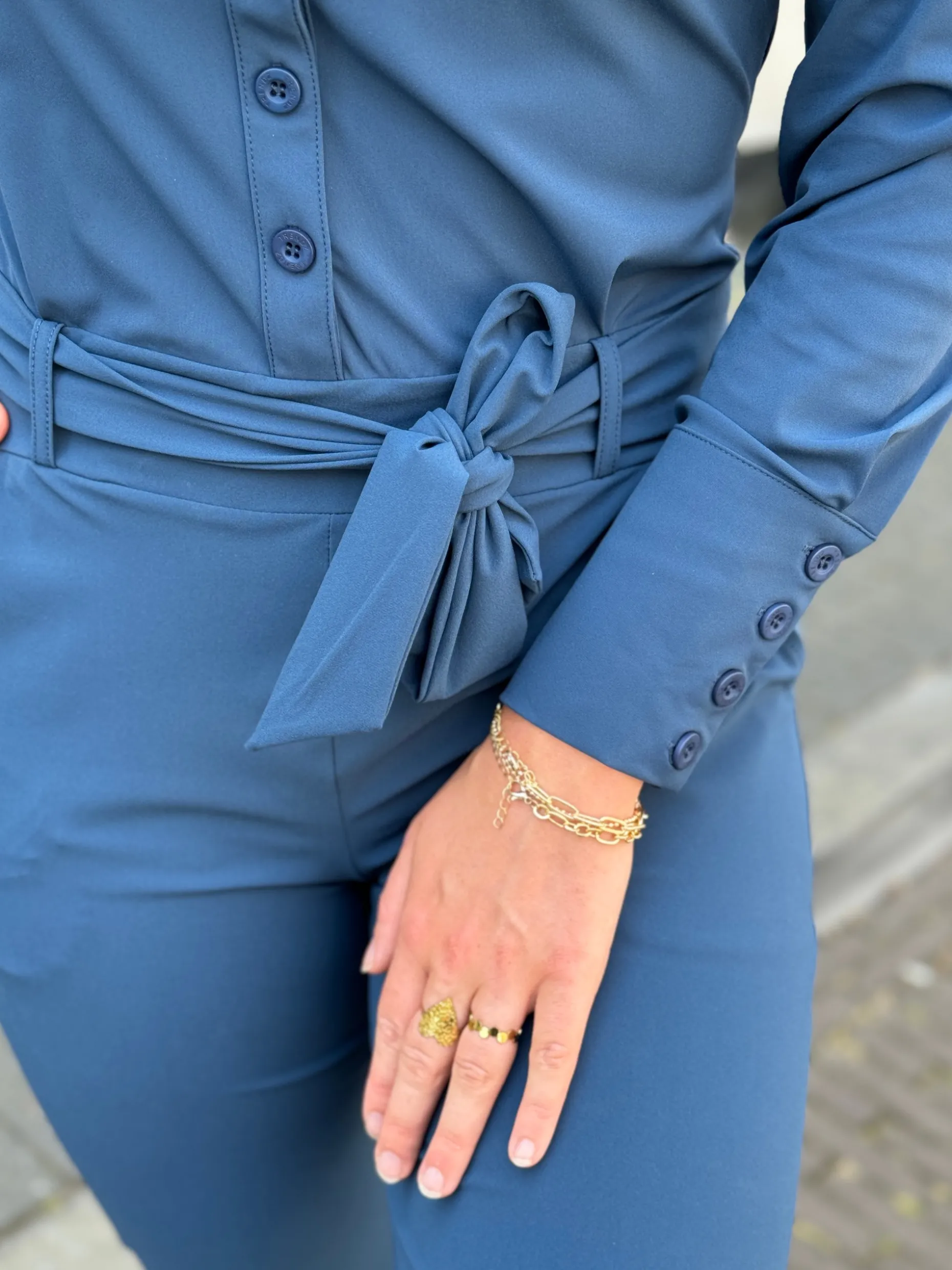 Jumpsuit Travelstof Xenna moonlit ocean