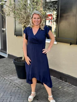 Jurk Annelot donkerblauw