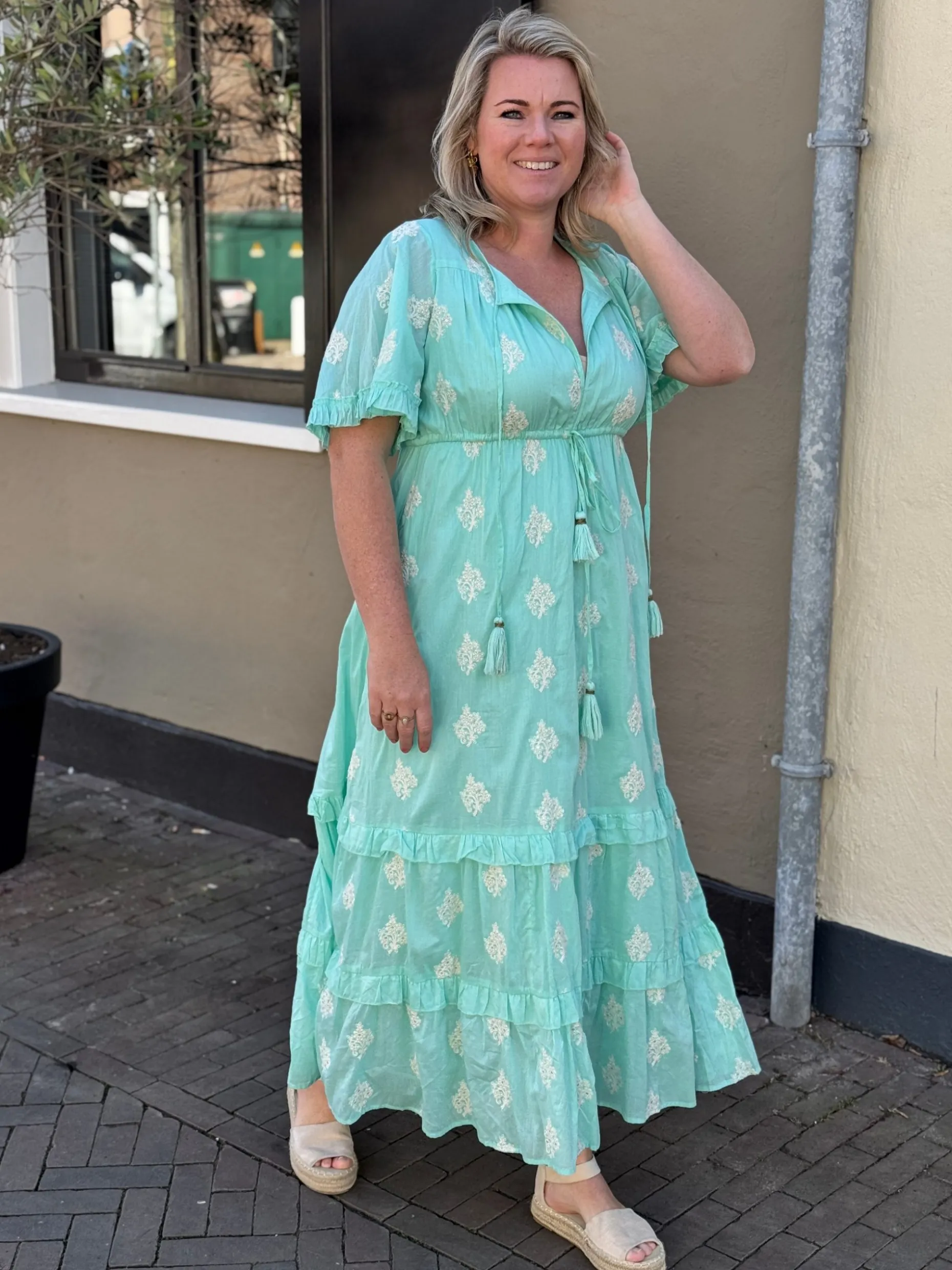 Jurk Kiki groen