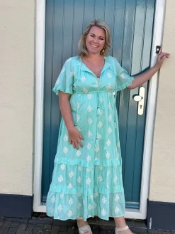 Jurk Kiki groen