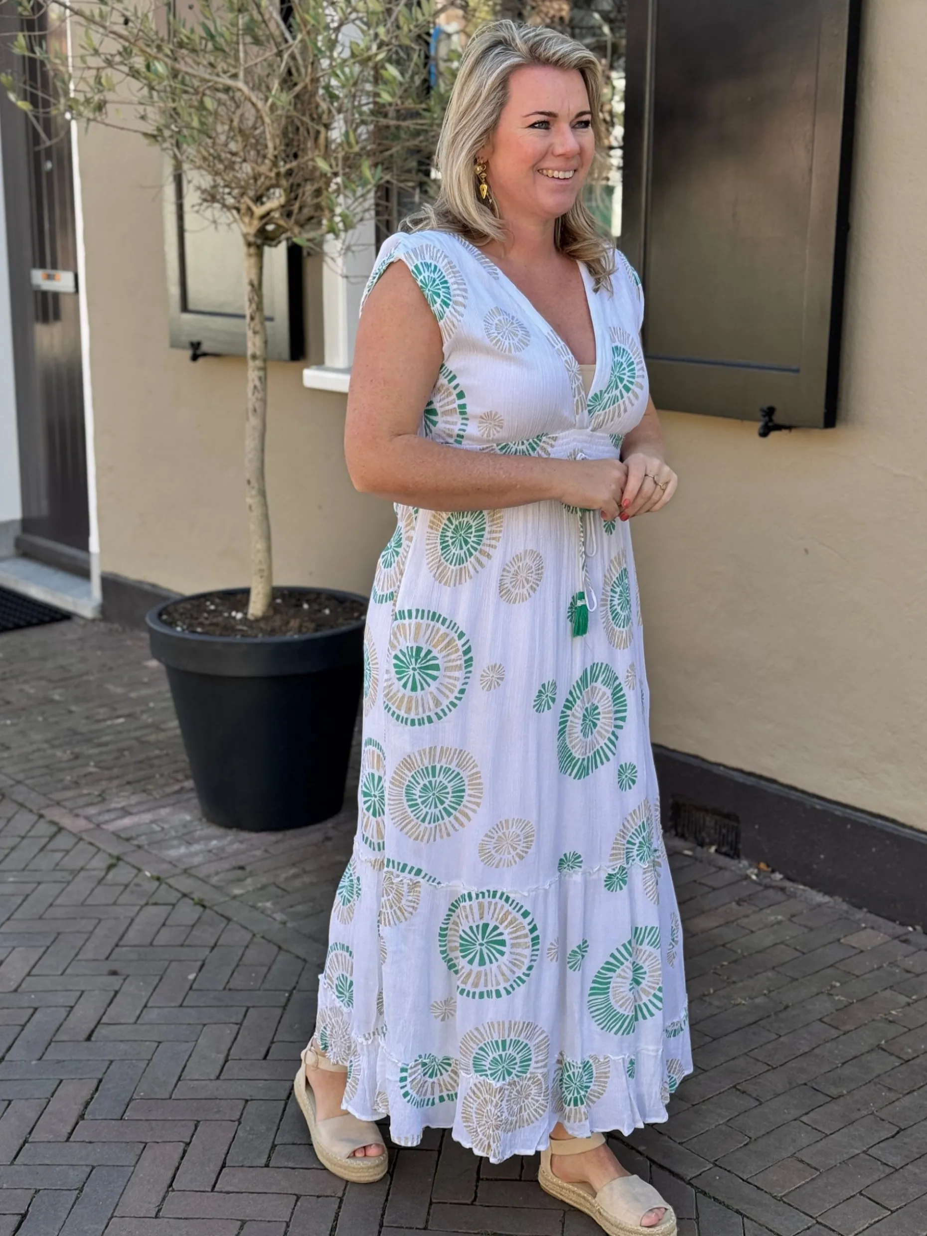 Jurk Livia groen