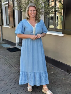 Jurk Whitney blauw
