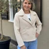 Korte trenchcoat Yuna beige