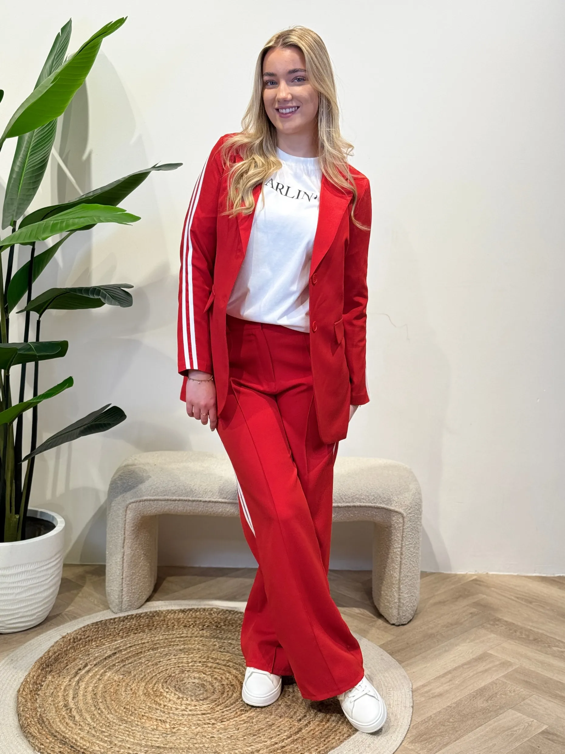 Pantalon Indy rood
