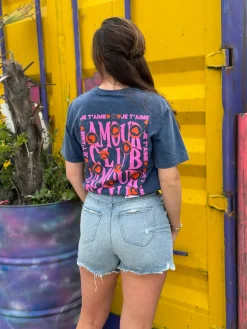 Shirtje Amour blauw