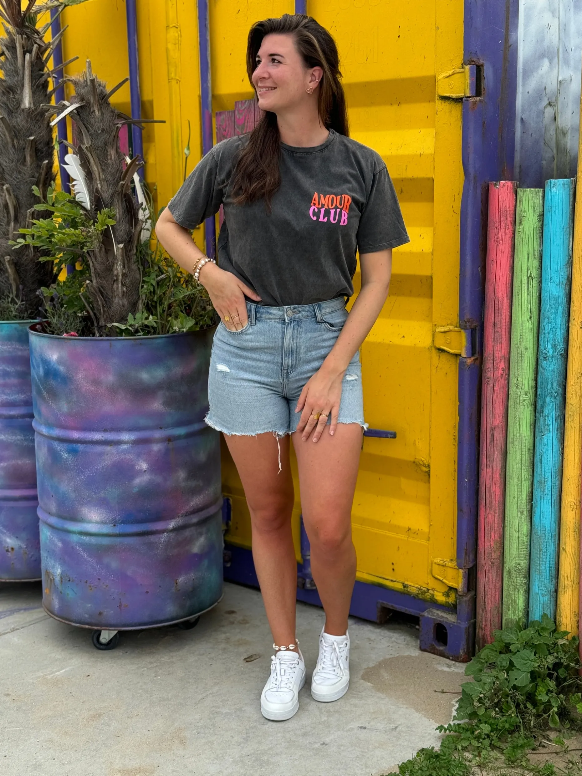 Shirtje Amour grijs