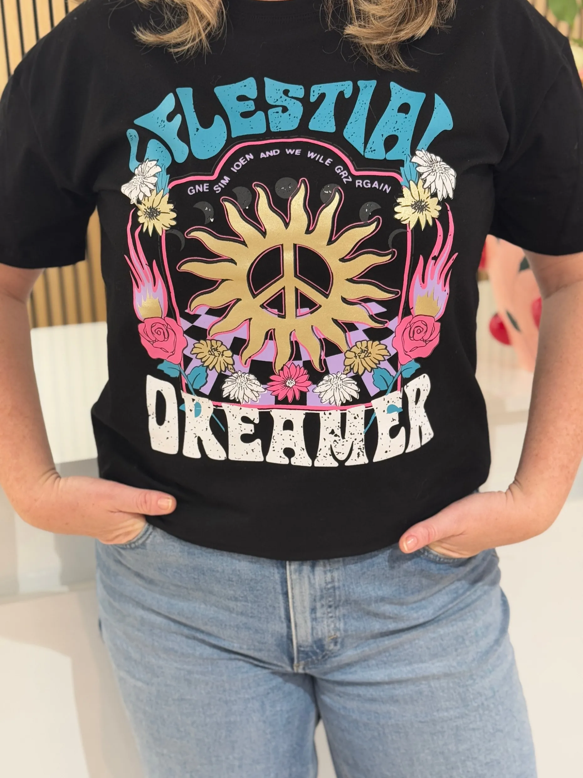 Shirtje Dreamer zwart