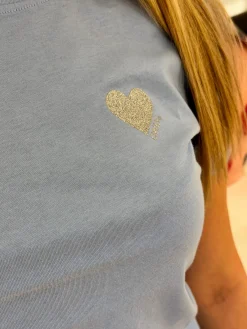 Shirtje Heart blue