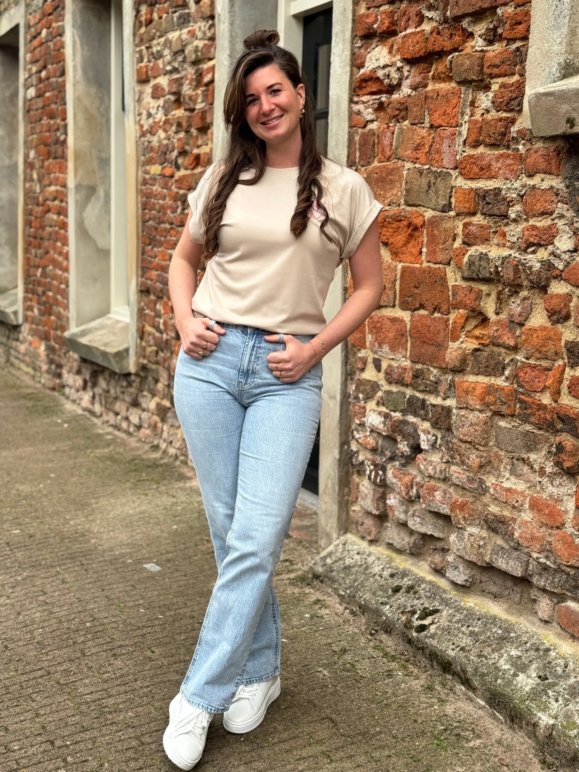 Shirtje Josje beige