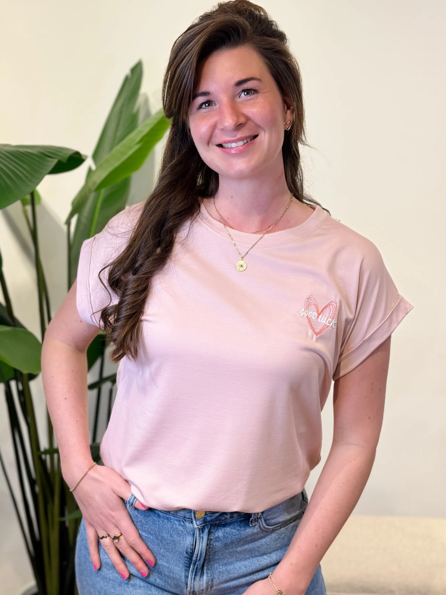 Shirtje Josje oud-roze