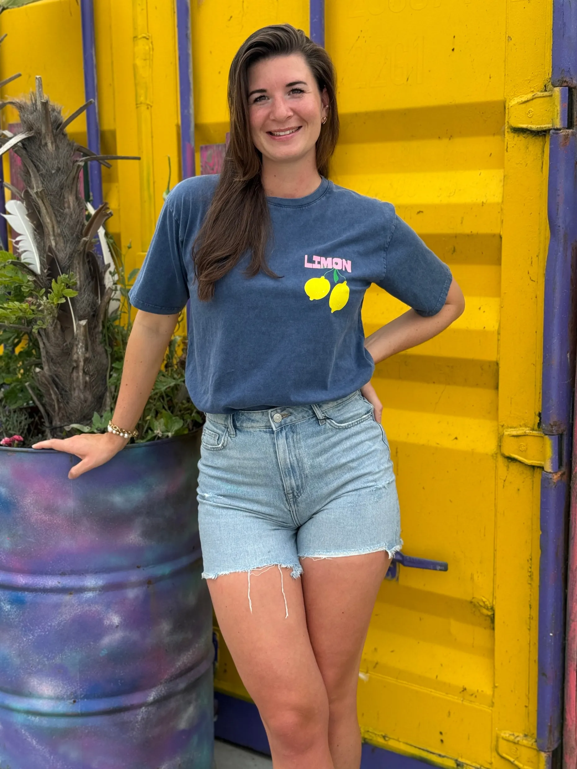 Shirtje Limone blauw