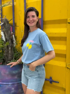 Shirtje Limone jeansblauw