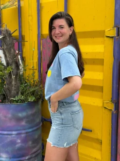 Shirtje Limone jeansblauw